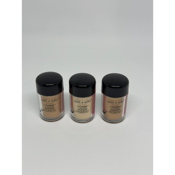 Wet N Wild Coloricon Loose Eyeshadow Bronzer Pigment Limited Edition Set Of 3 - Picture 2 of 7